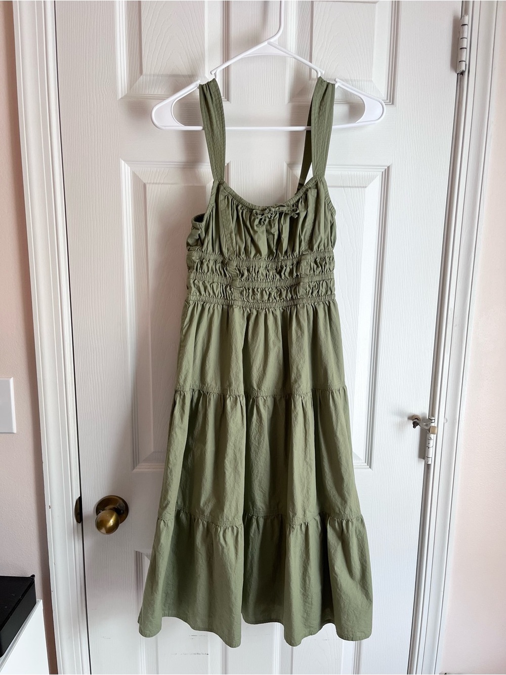 Sunday Best Martine Poplin Midi Dress Green